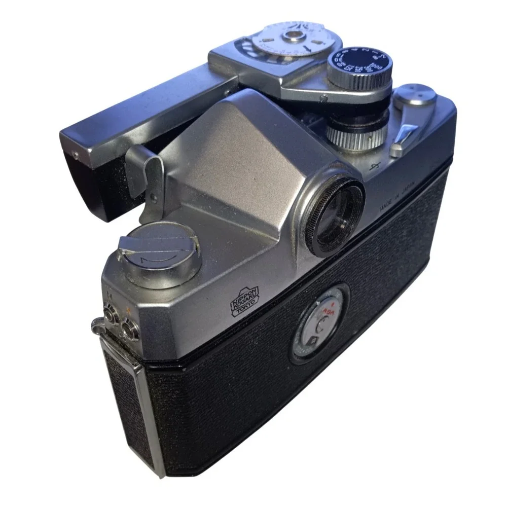 Nikon Nikkorex F Camera Mod.1 Selenium Camera Body, with Leather‎ Cover